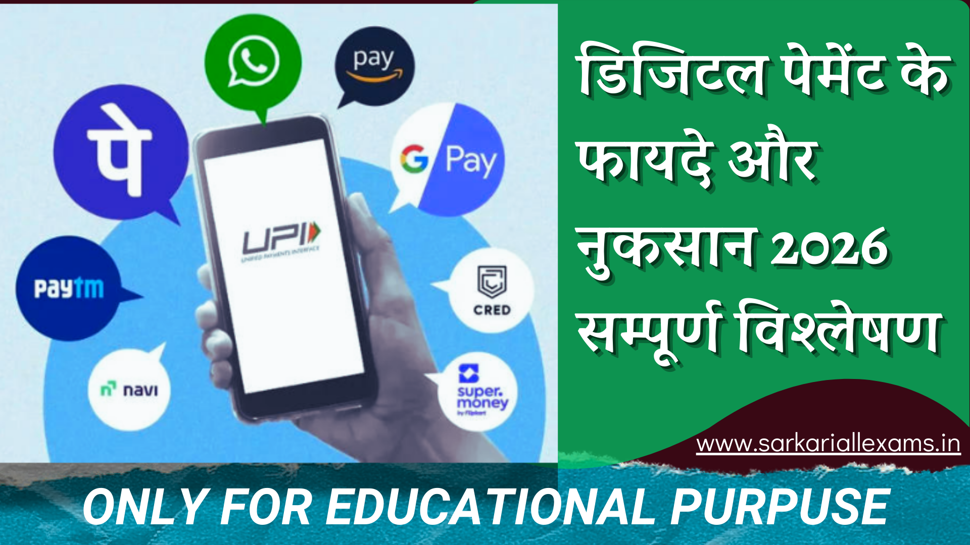 मोबाइल से डिजिटल पेमेंट करते हुए